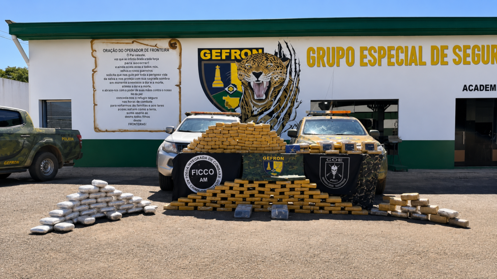 Gefron intercepta carga de drogas em rota clandestina