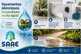 SAAE de Nova Mutum alerta sobre vazamentos silenciosos SAAE de Nova Mutum alerta sobre vazamentos silenciosos