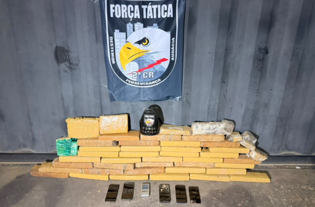 Força Tática encontra 43 tabletes de maconha enterrados em Cuiabá