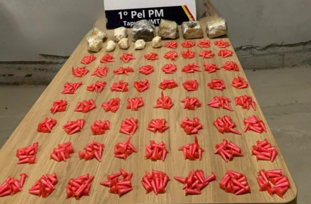 PM apreende adolescentes e mais de 600 porções de drogas em MT